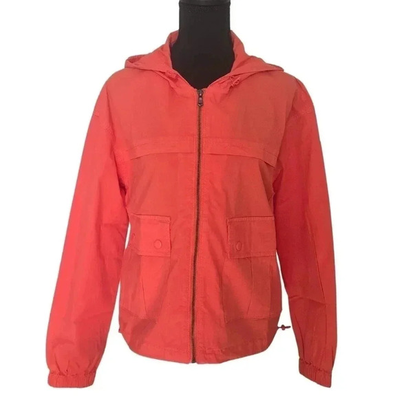 Lightweight Utility Jacket SO Size Large Coral color NWT - Picture 1 of 8